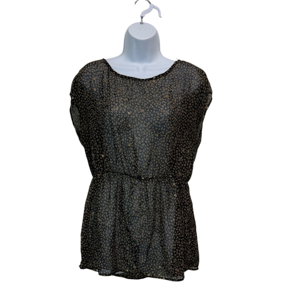 Francesca’s‎ Sheer Tunic Top size M